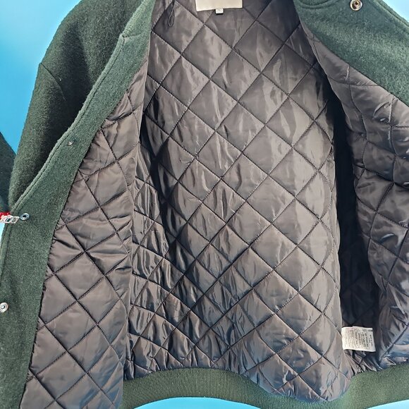 ✨ Carhartt WIP Pembroke Varsity Jacket – Embroidered Wool Letterman – Size XL ✨ - Picture 10 of 11